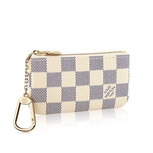 Louis Vuitton Key Pouch/Pochette Cles Damier Azur